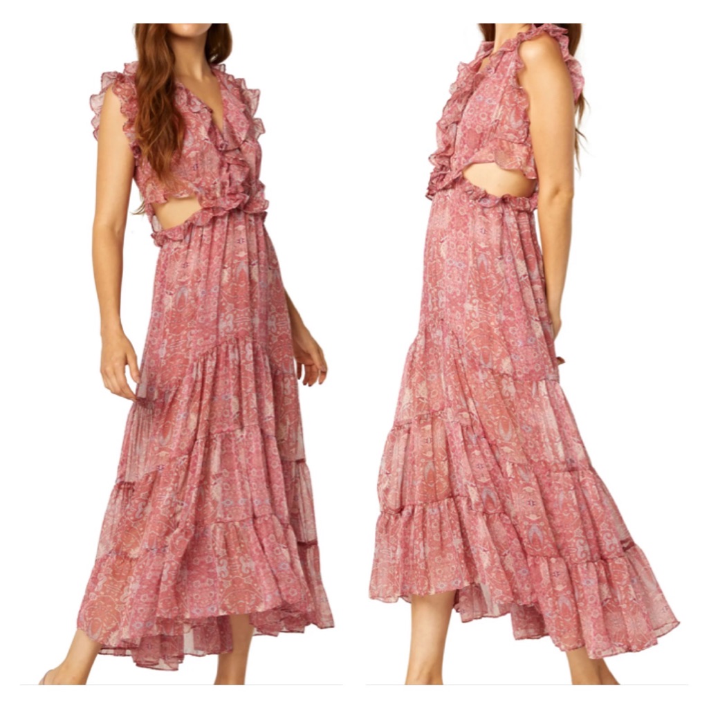 Misa Los Angeles Natasha Cut Out Dress